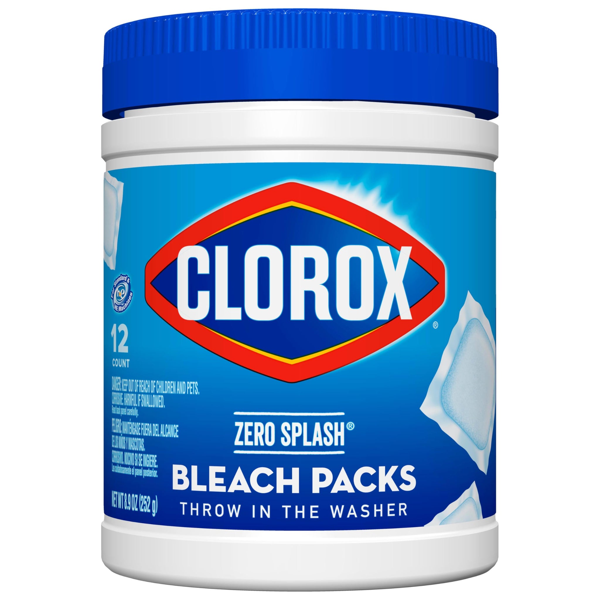 Clorox Control Bleach Packs Regular Laundry Packs, 12 Count