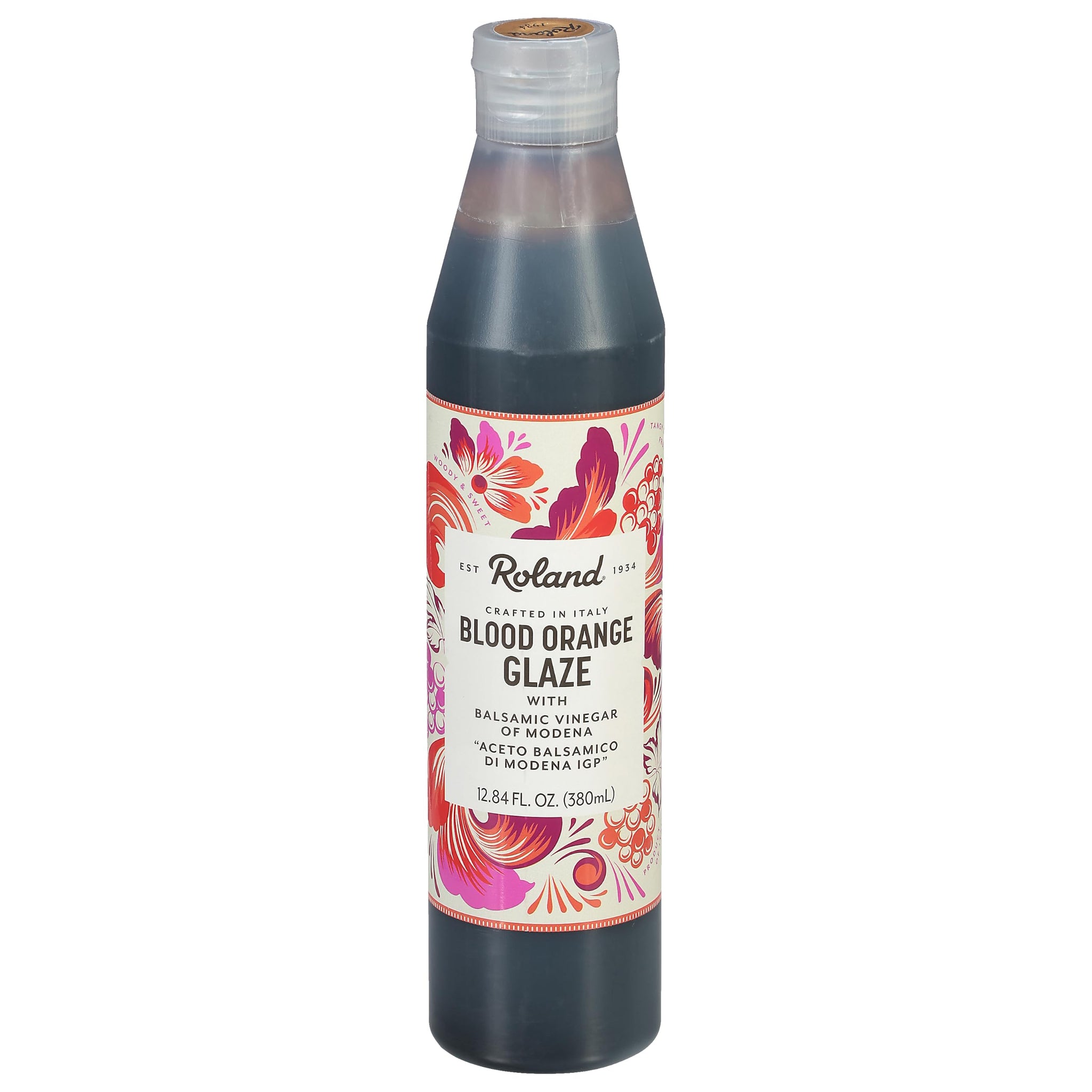 Roland Foods Blood Orange Balsamic Vinegar Glaze, Specialty Imported Food, 12.9-Ounce