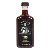 Watkins Pure Vanilla Extract, Non-GMO, Kosher, 8 oz Bottle, 1-Pack