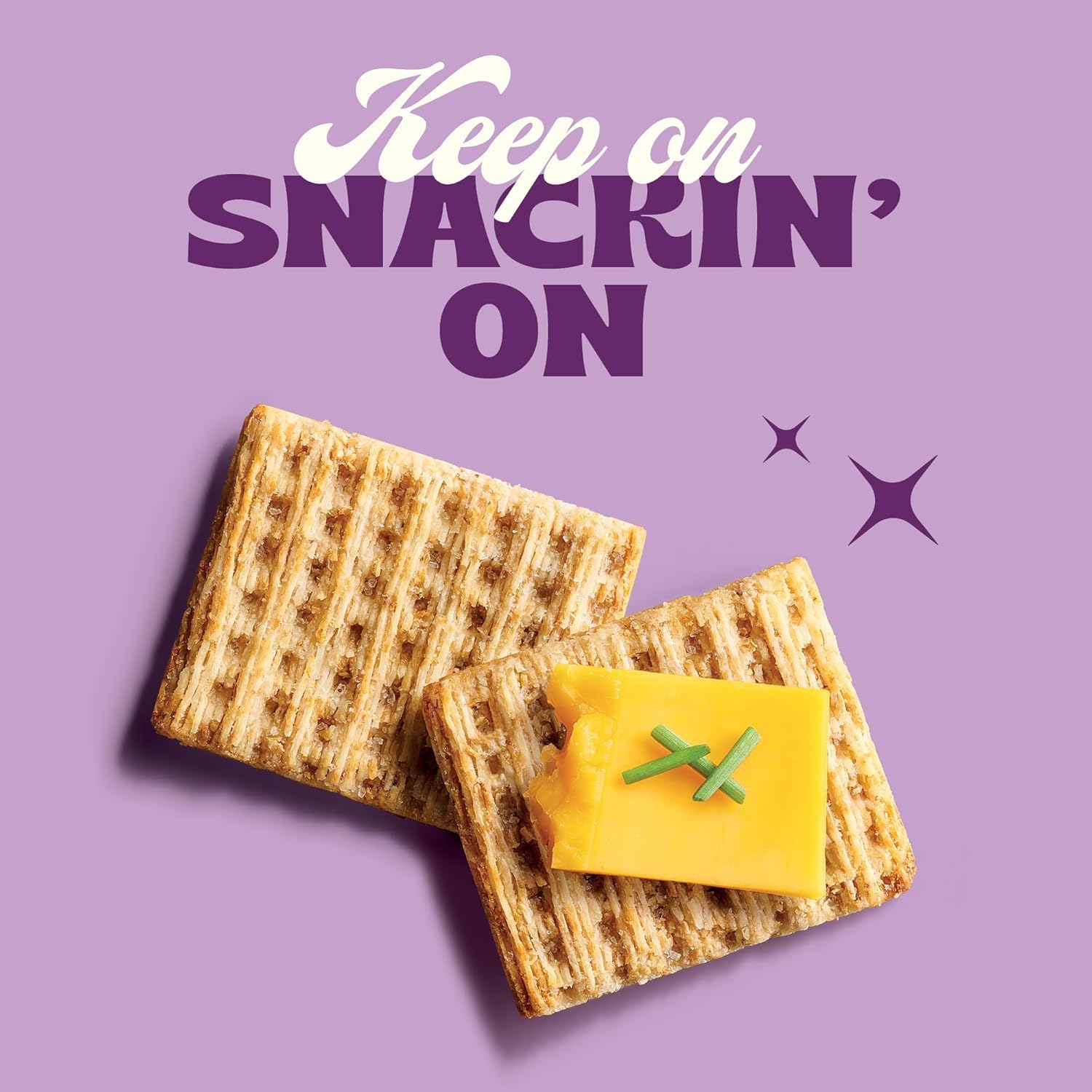 Back to Nature Harvest Whole Wheat Crackers, Non-GMO,Plant-Based Snack Cracker, Made with Whole Grain Wheat & Sea Salt, Snack Happy, 7 oz Box