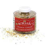 Borsari Orange Ginger Seasoned Salt - Gourmet Salt For Cooking With Orange Ginger and Herbs - All Natural Multi-Purpose Seasoning - 4 oz Shaker Bottle