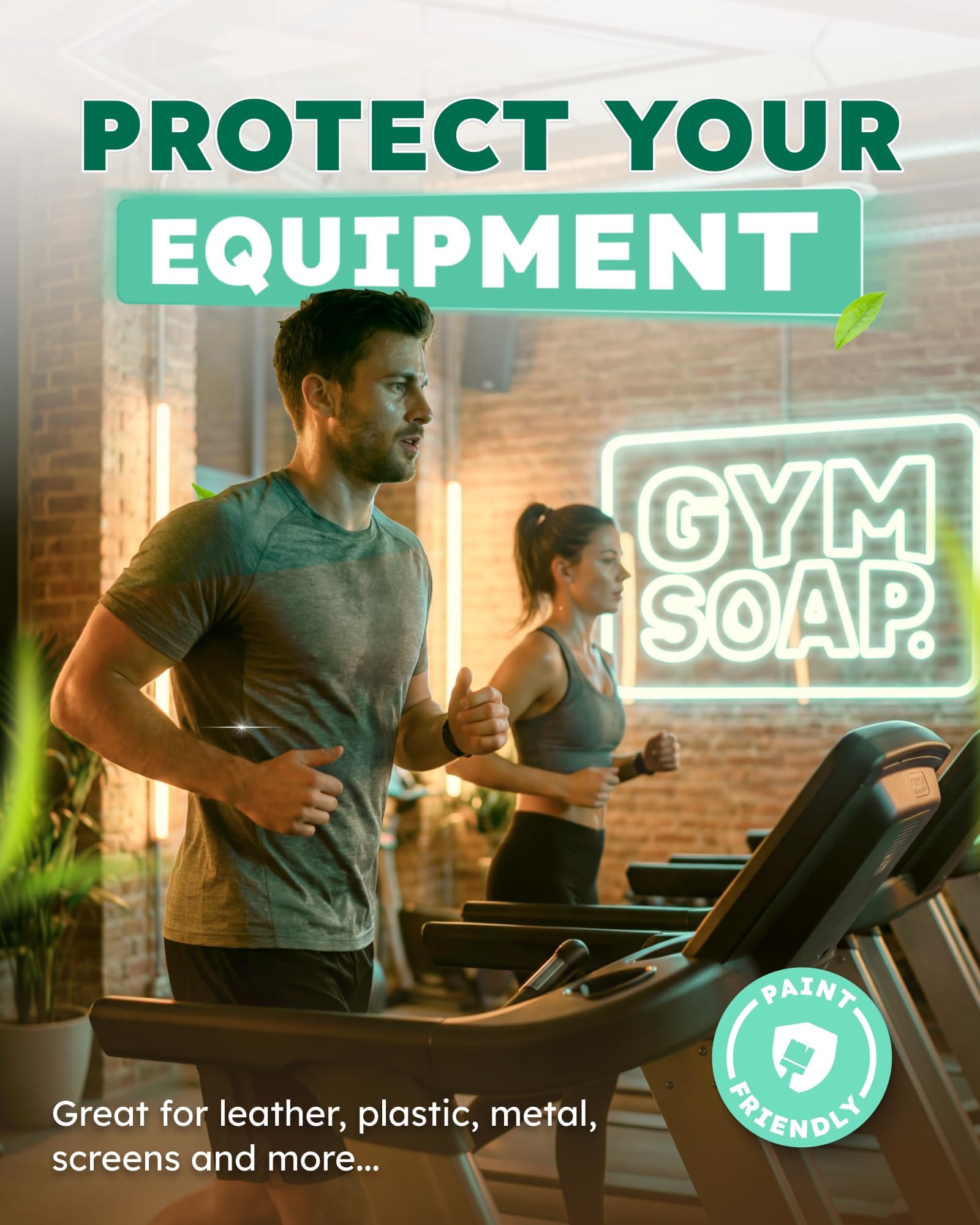 Gym & Yoga Mat Cleaner Wipes, Plant Based - 500 Gym Equipment Wipes to Clean Exercise Equipment, Treadmill, Peloton Bikes - Gym Supplies, Yoga