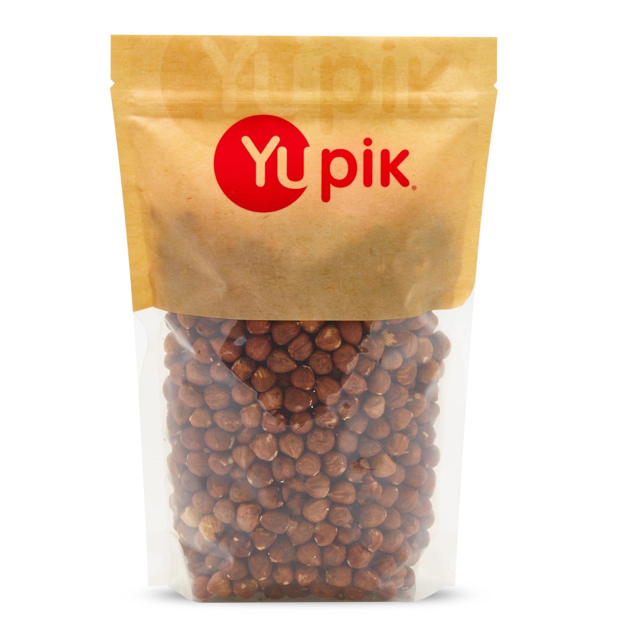 Yupik Raw Hazelnuts, 2.2 lb (35.2 oz), Gluten-Free, Kosher, Filberts, Whole Nuts With Skin, Unsalted, Unroasted, Oil-Free, Source of Fiber & Iron
