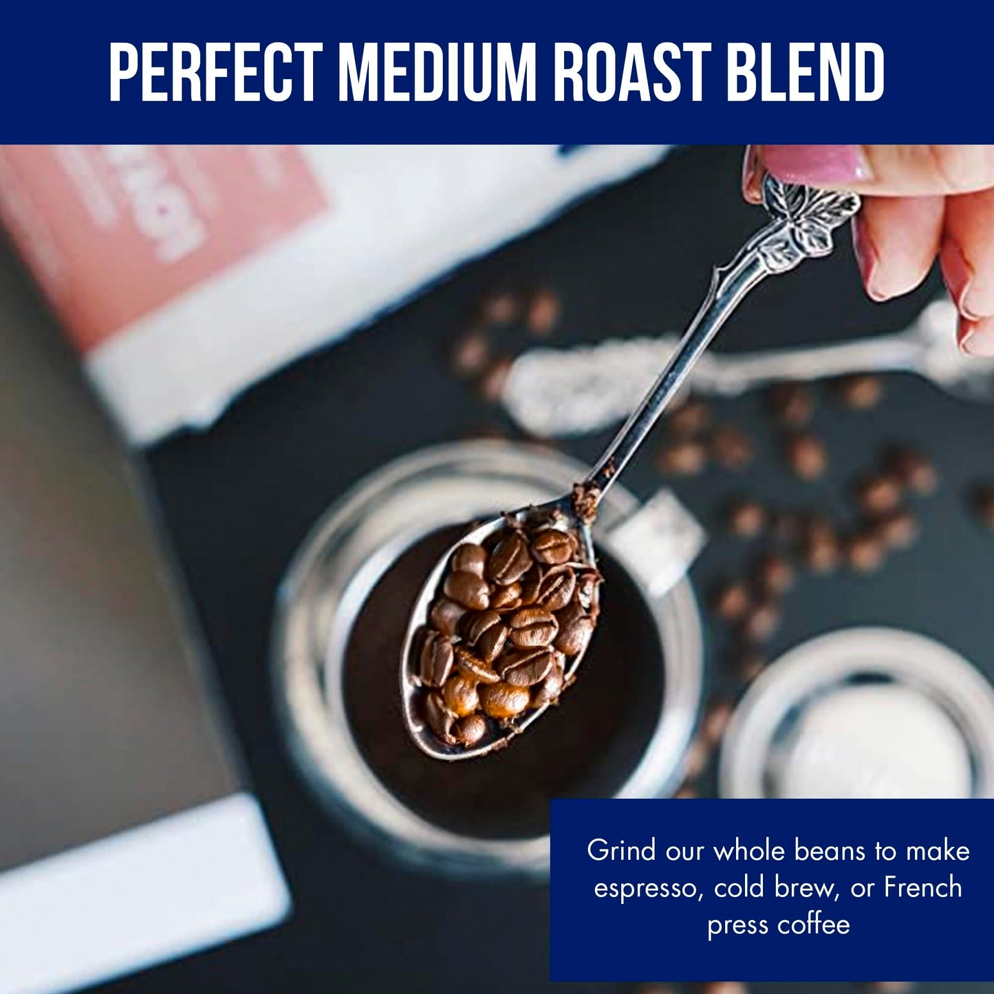 Nguyen Coffee Supply - Truegrit Robusta: Medium Roast Premium Whole Coffee Beans, Vietnamese Single Origin, Direct Trade, Low Acid with High Caffeine