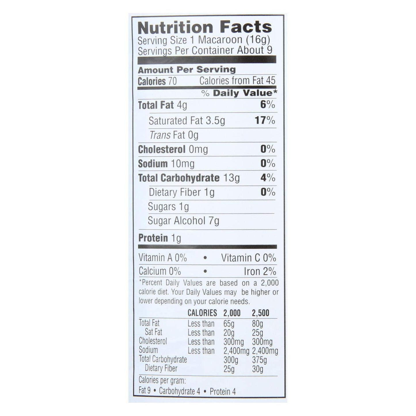 Jennies Macaroons, Coconut, Sugar Free, 8-Ounce