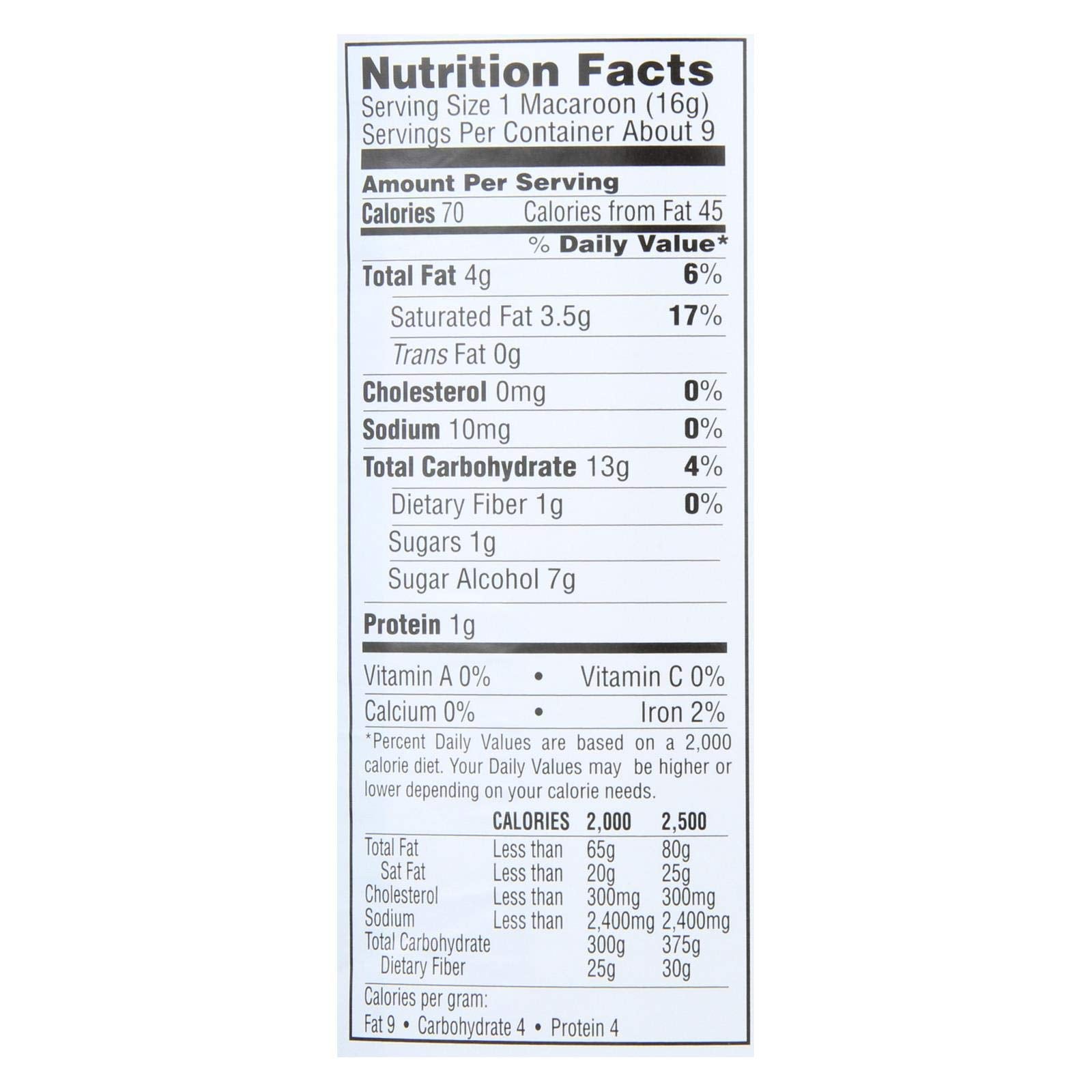 Jennies Macaroons, Coconut, Sugar Free, 8-Ounce