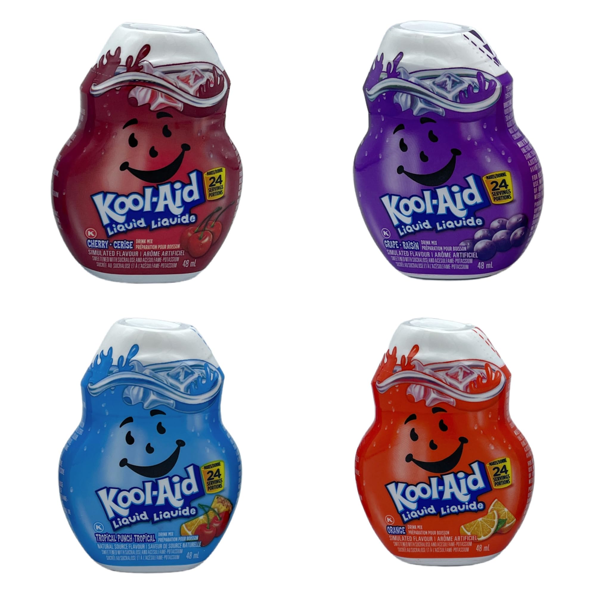 Kool-Aid Liquid Drink Mix - Tropical Punch 1.62 Fl Oz (Pack of 4)
