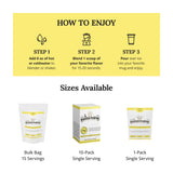 The Roasted Purpose Chocolate Covered Banana Latte Instant Organic Coffee with 18g of Grass-fed Collagen Protein, Dairy-Free, Sugar-Free, 10 Pack