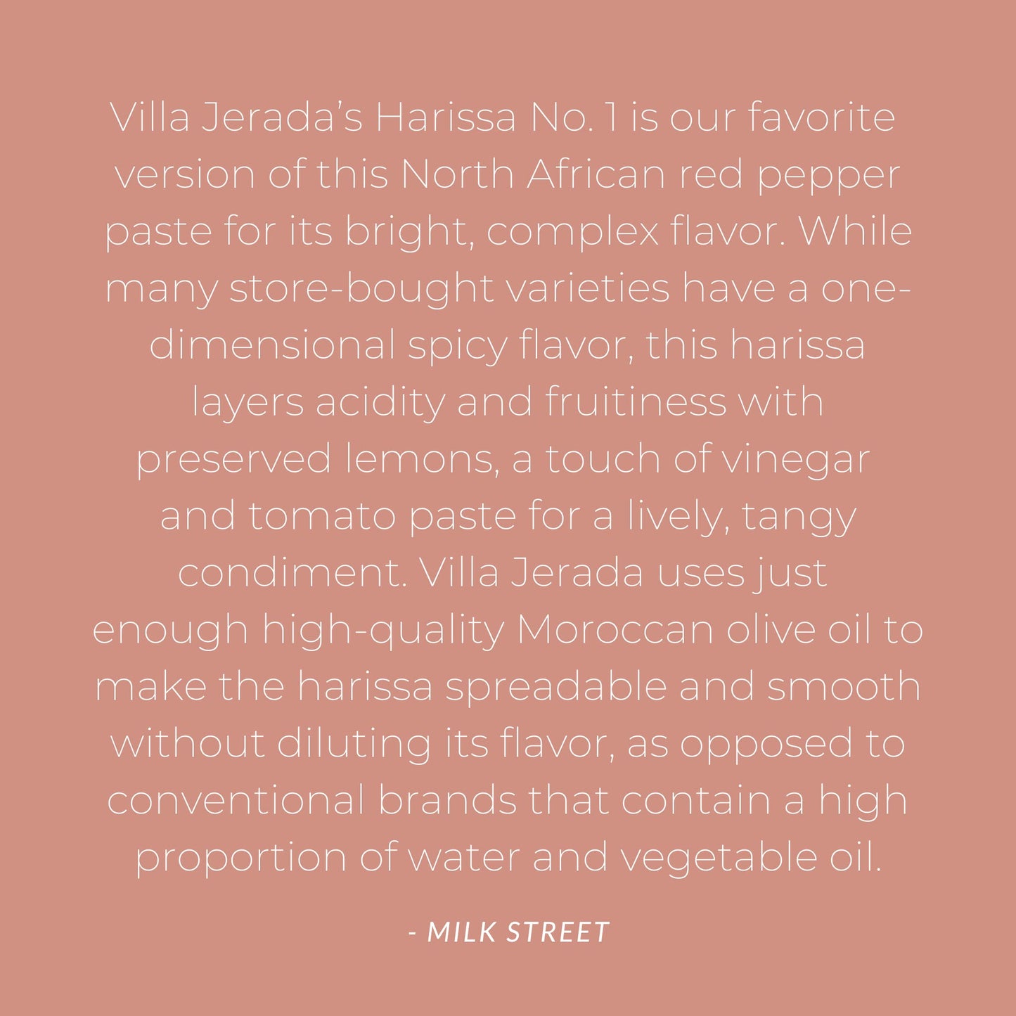 Villa Jerada, Harissa, 6 oz, Fiery Moroccan Hot Sauce with Preserved Lemon, The Perfect Amount of Savory, Tang, and Spice to Any Meal (HARISSA - 1