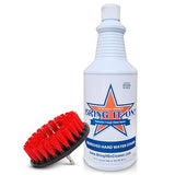 Bring It On Cleaner Water Spot Remover 32oz Plus 5 Inch Drill Scrub Brush