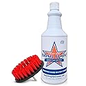 Bring It On Cleaner Water Spot Remover 32oz Plus 5 Inch Drill Scrub Brush