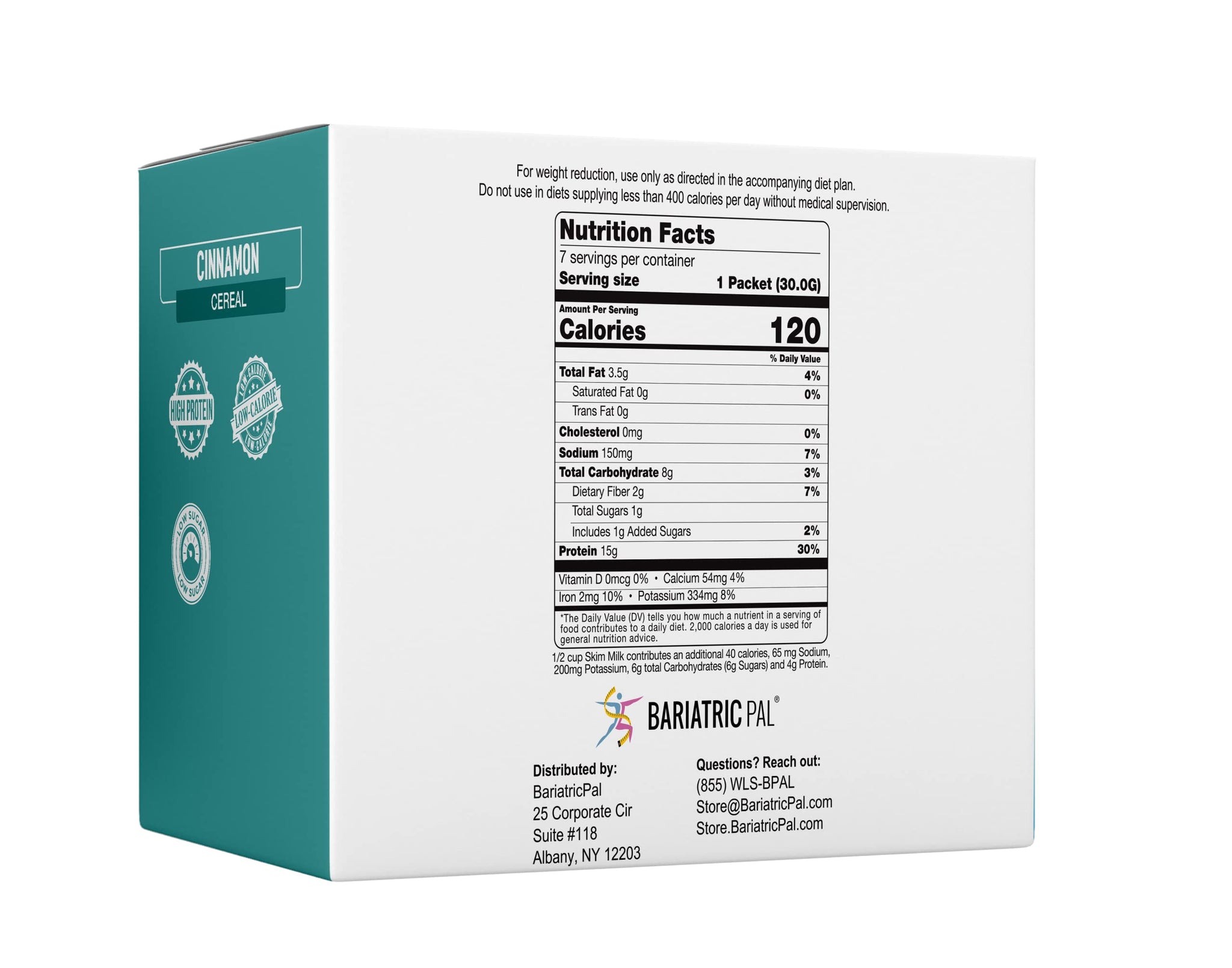 BariatricPal Protein Cereal - Cinnamon Vanilla (6-Pack)