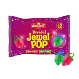 Dee Best Dreidel Jewel Pop Ring Shape Candy - Variety Pack 36 Individually Wrapped