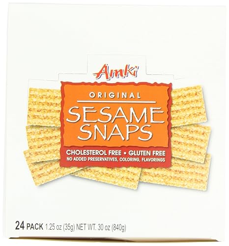 Amki Sesame Snaps, Original, 1.5 Ounce (Pack of 24)
