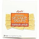 Amki Sesame Snaps, Original, 1.5 Ounce (Pack of 24)