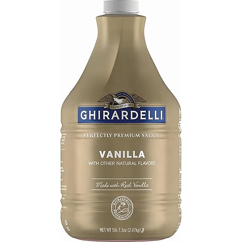 Ghirardelli Vanilla Sauce, 87.3 Ounce Bottle