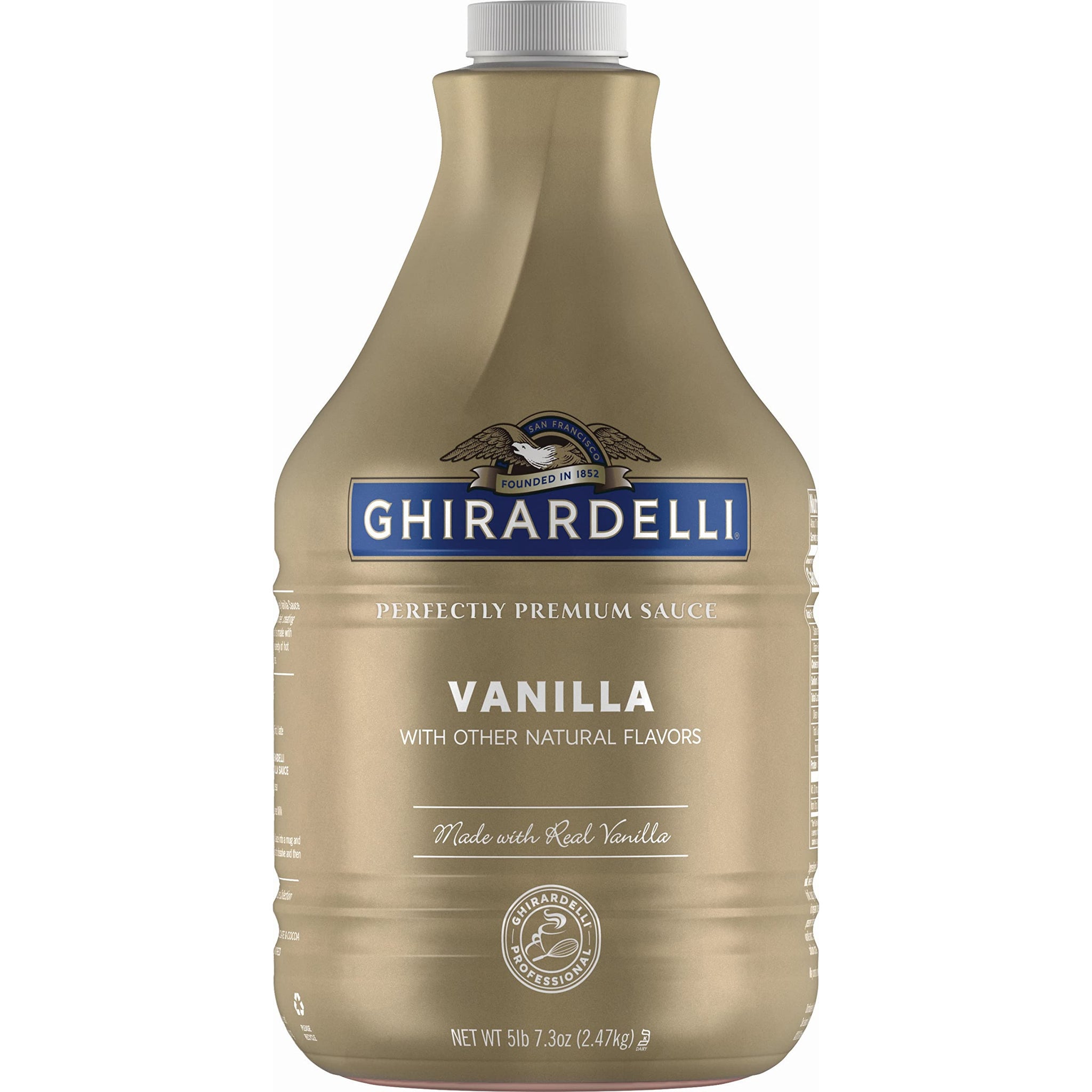 Ghirardelli Vanilla Sauce, 87.3 Ounce Bottle