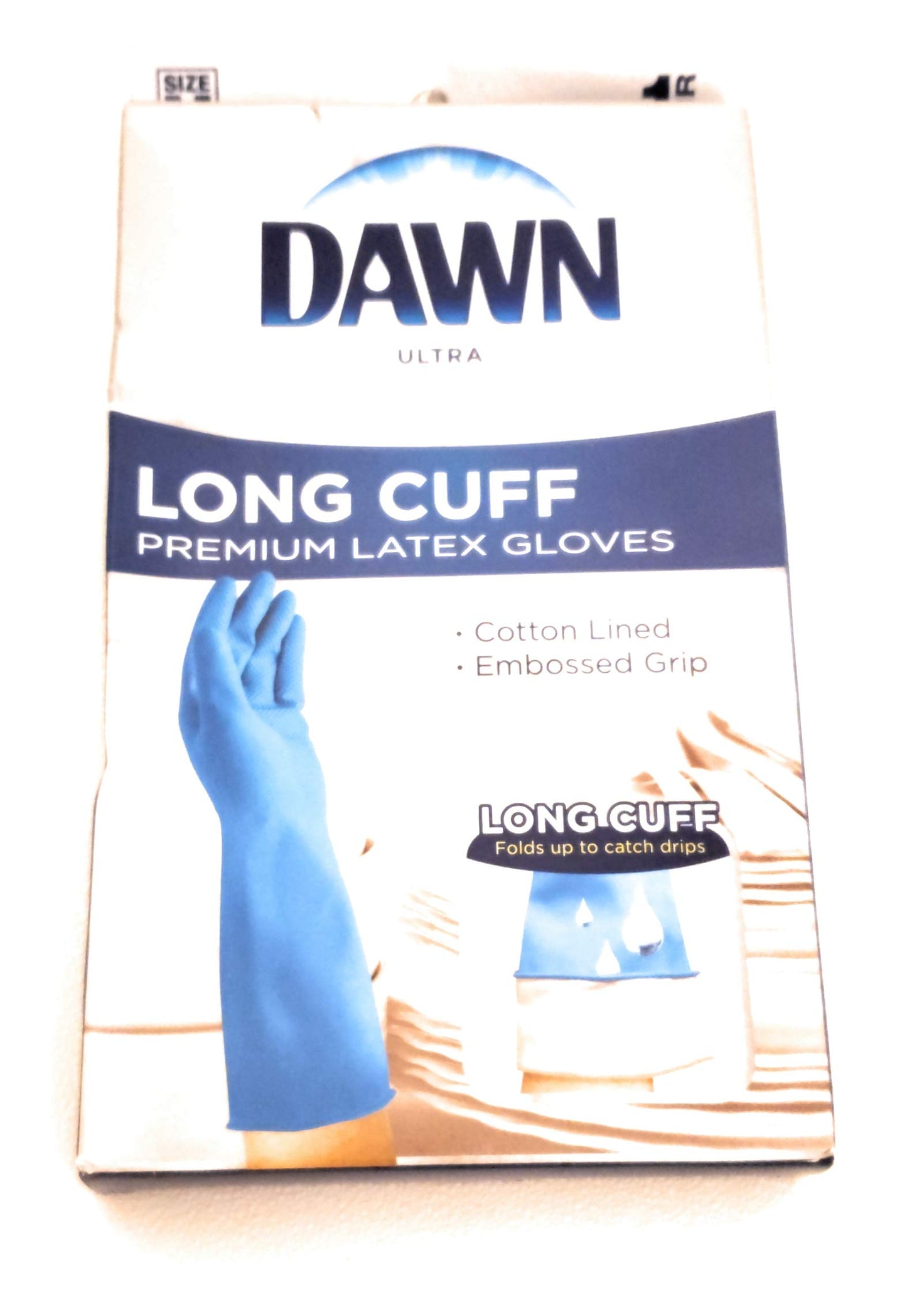 Dawn Long Cuff Premium Latex Gloves, Medium, 1 Pair