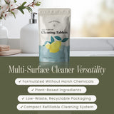 Tidy Kitchen All Purpose Cleaner Refill Tablets - Multi Surface Cleaner for Counters, Stovetops, Tile, Wood, Bath, and Glass - Compact Water-Activated