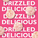 Drizzilicious Frosted Strawberry Bites, Mini Rice Cakes, with Chia Quinoa & Flax, 90 Calories, Family Size, 8 oz 1 Bag