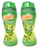 Gain Fireworks in-Wash Scent Booster Beads, Original, 7.2 oz (Pack of 2)