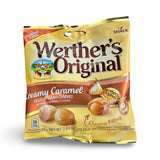 Werther's Original 2.65oz Creamy Caramel Filled Hard Candies and Caramel Apple Filled Hard Candies 4-pack Bundled Set
