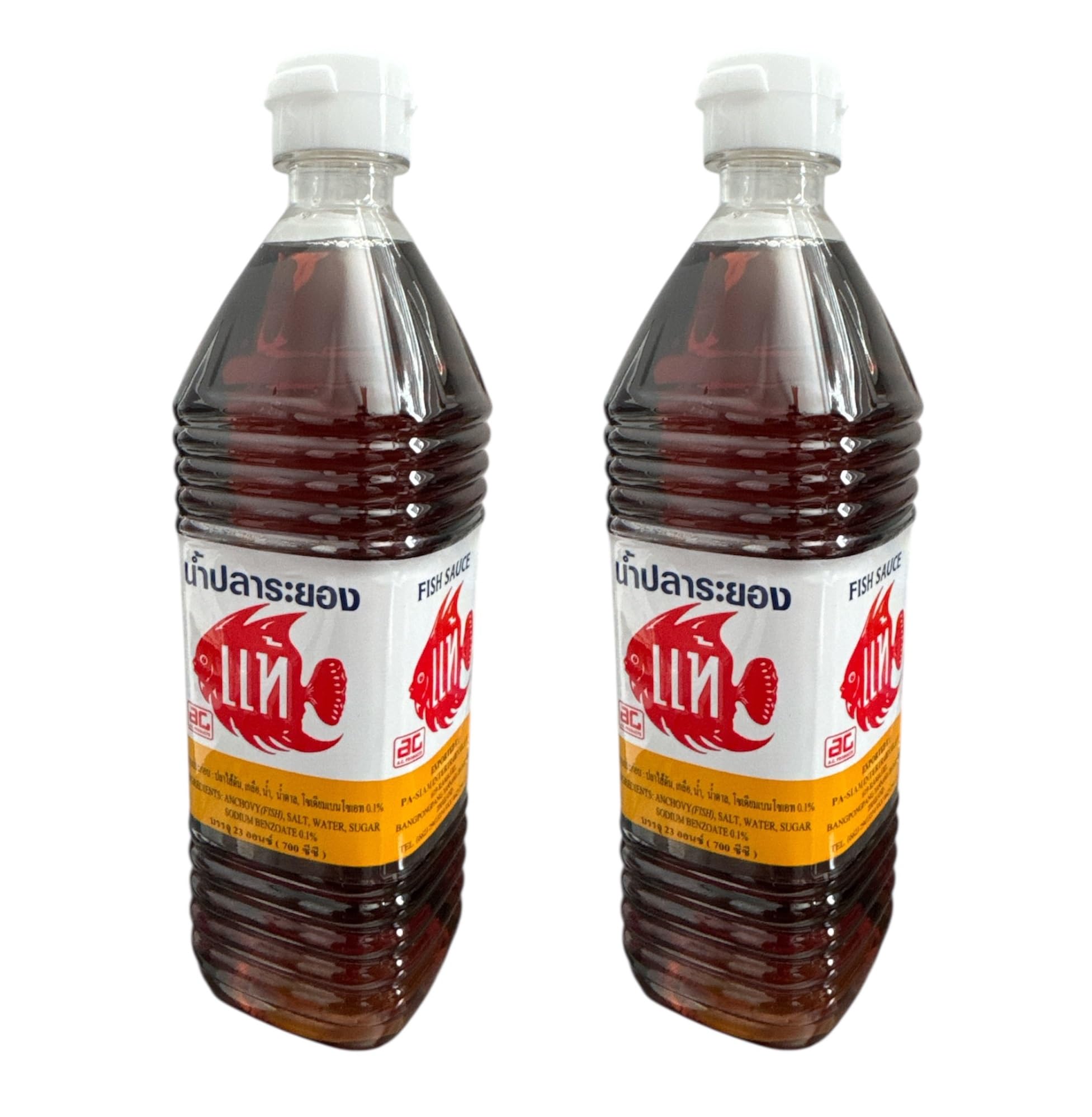 AquaNation Thai Fish Sauce (??????), Authentic Nuoc Mam from Thailand, Traditional Umami Rich Flavor, Ideal for Cooking, Dipping, and Marinades, 23 fl