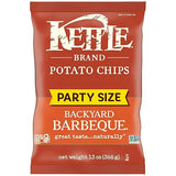 Kettle Brand Potato Chips, Backyard Barbeque Kettle Chips, Party Size, 13 Oz