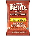 Kettle Brand Potato Chips, Backyard Barbeque Kettle Chips, Party Size, 13 Oz