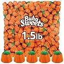Mellowcreme Pumpkin Candy, Halloween Candy Bulk, Ideal Brachs Pumpkins for Halloween Themed Treat Bags, Perfect Pumpkin Candies for Halloween Parties