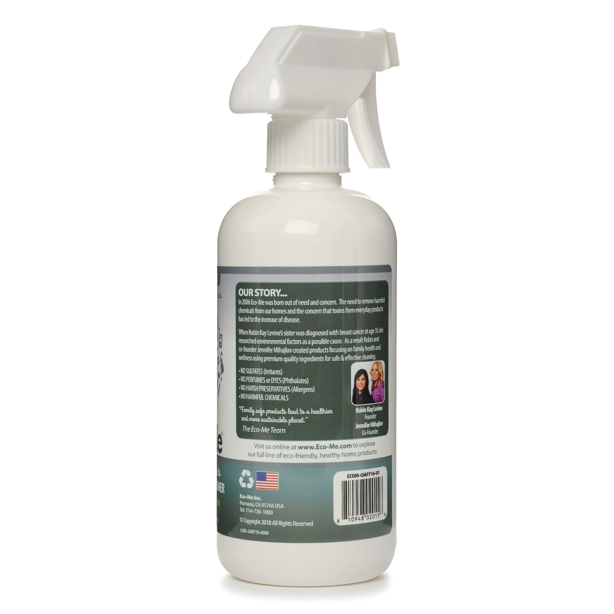 Eco-me Natural Multi Surface Granite and Marble Cleaner, Healthy Fragrance-Free Scent, 16 Ounces, Clear (ECOM-GMFF16-06)
