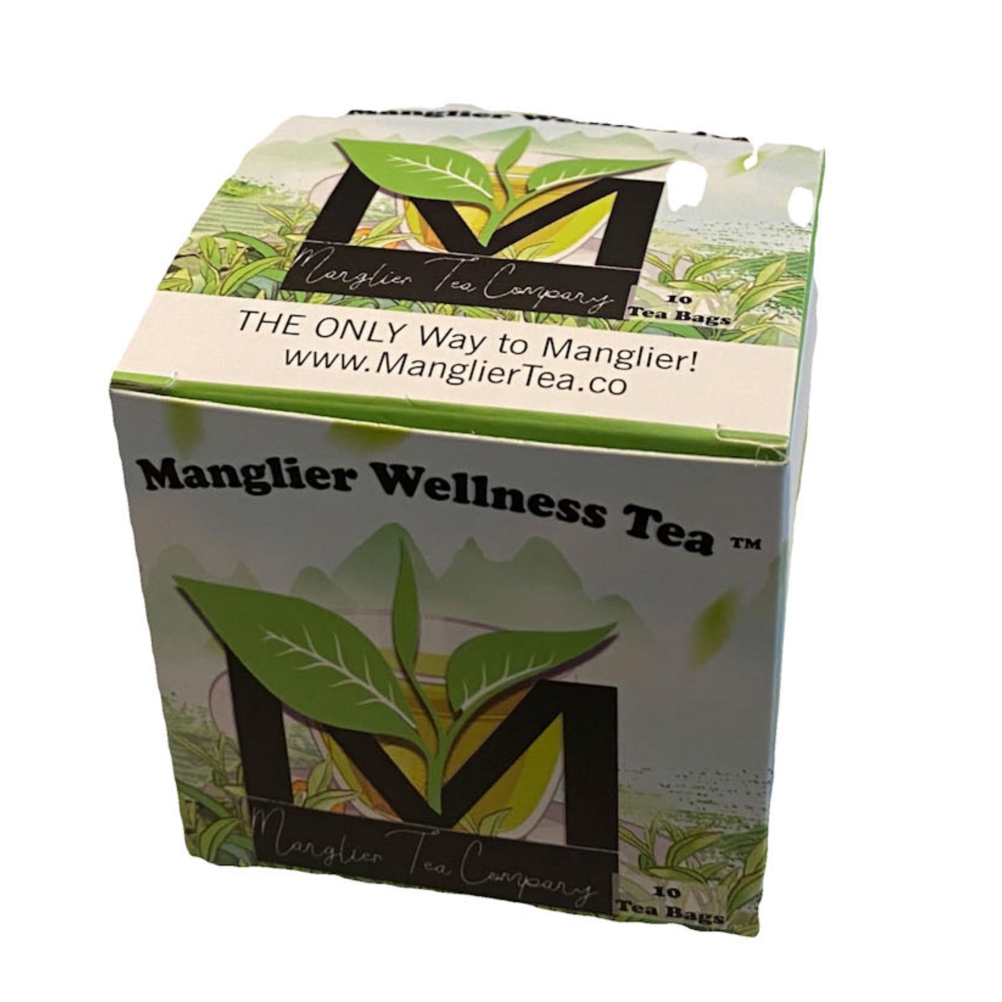 CreoleCure - 100% Organic Manglier Tea - 10 Tea Bags - Wellness Tea made from the groundsel bush.