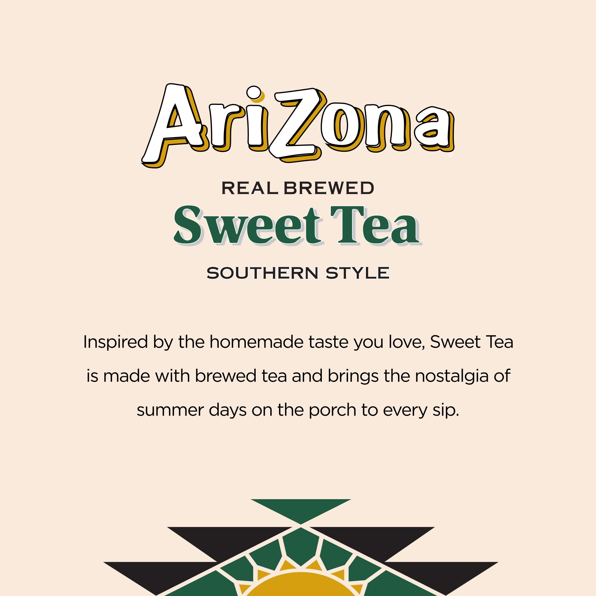 Arizona Sweet Tea - Big Can, 22 Fl Oz (Pack of 12)