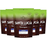 Santa Lucia Coffee Café Crema Espresso Roast Coffee - Specialty Volcanic Nicaraguan Espresso Roast - Farm-Direct, Low-Acid - Dense Golden Crema