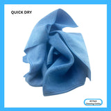 Cleanex Microfiber Cleaning Cloth for Kitchen & households, Towels for Cars. (300gsm) (Pack of 24 Blue)