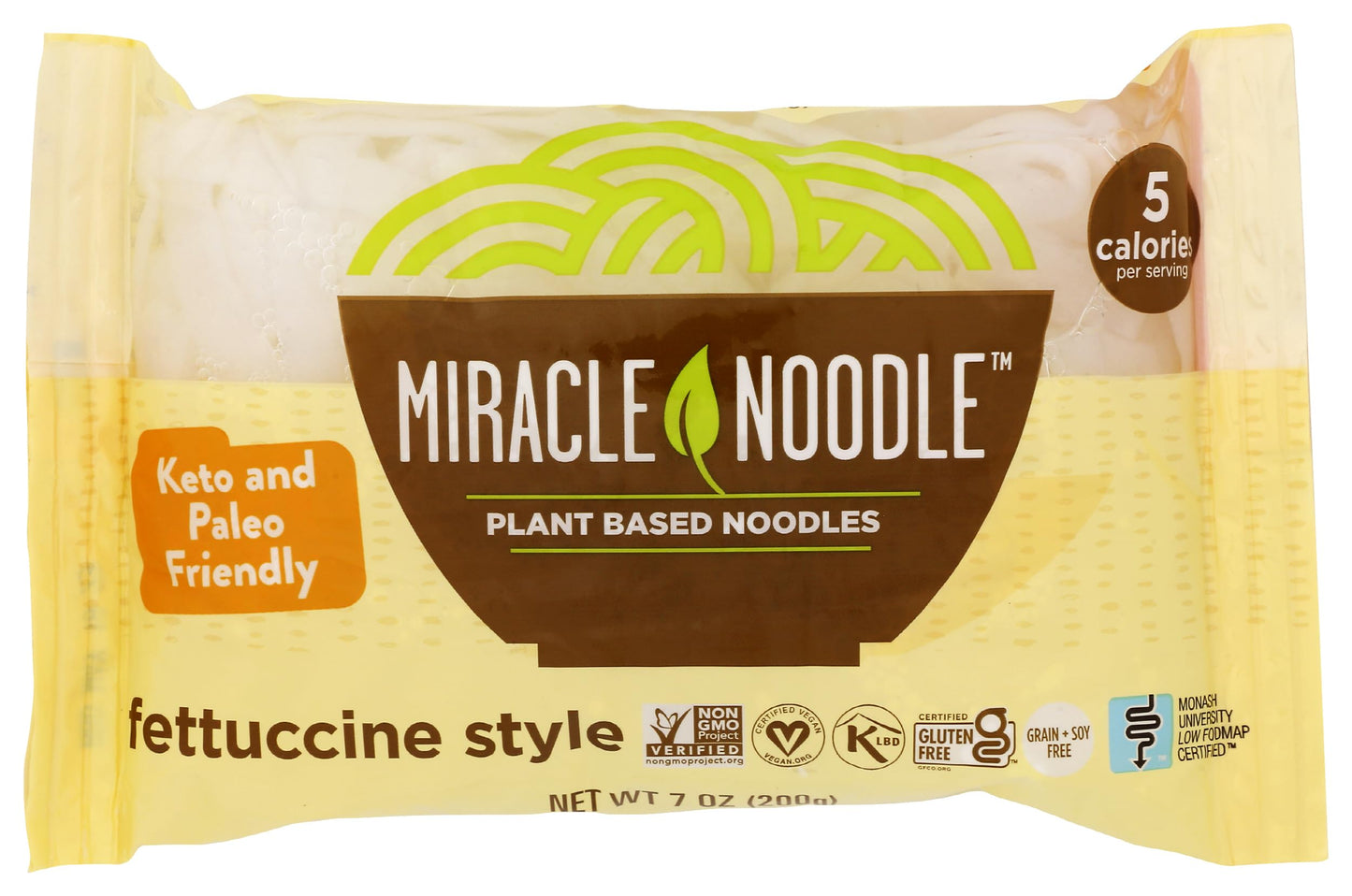 Miracle Noodle, Fettuccini Shiratake, 7 Ounce