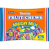 Tootsie Roll Fruit Chews Mega Mix 8 Flavors- 4 Pounds of Soft Fruity Rainbow Candy - 5 Classic Flavors Plus 3 BONUS Flavors - Peanut and Gluten Free