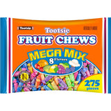 Tootsie Roll Fruit Chews Mega Mix 8 Flavors- 4 Pounds of Soft Fruity Rainbow Candy - 5 Classic Flavors Plus 3 BONUS Flavors - Peanut and Gluten Free