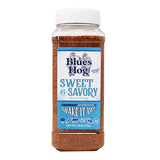 Blues Hog Sweet & Savory Seasoning, Gourmet Dry Rub with Sweet Heat, All-Natural, Gluten-Free, Made in the USA (28 oz.)