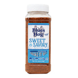Blues Hog Sweet & Savory Seasoning, Gourmet Dry Rub with Sweet Heat, All-Natural, Gluten-Free, Made in the USA (28 oz.)