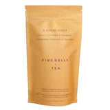 Firebelly Tea A Good Root, Organic Ginger, Turmeric & Galangal Tea, Herbal Loose Leaf Blend, Caffeine Free, Spicy Warming Tea for Digestion & Daily