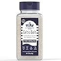 Le Marinier Celtic Salt Organic Fine Ground, 1 lb - 16oz. Mineral Rich 100% Natural and Unrefined. Refillable Salt Shaker. French Sea Salt with Vital