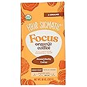 Four Sigmatic Organic Focus Medium Roast Ground Coffee, 10 Ounce