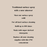 Steve's Cleaners, Everyday Multi-Use Cleaner Concentrate, Fresh Lemon Essential Oil, 100 Refills - Recucing Plastic, 1 Liter Bottle with 4 Empty 10 oz