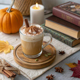 Cuppa Pumpkin Spice Mushroom Coffee with Adaptogens & Superfoods - Lion’s Mane, Ashwagandha & Cordyceps. Adaptogens + MCT to support natural energy