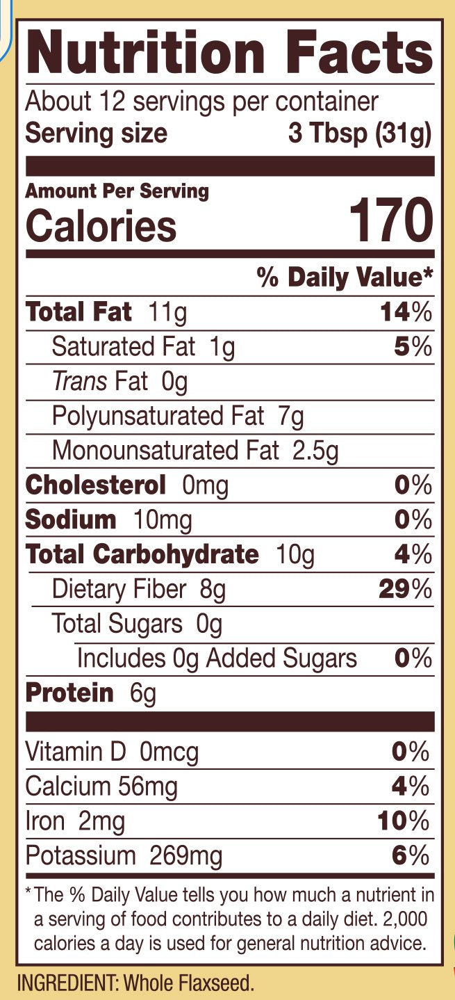 Bob's Red Mill Brown Flaxseeds, 13oz (Pack of 1) - Non GMO, Gluten Free, Vegan, Paleo Friendly, Raw, Sproutable, Kosher