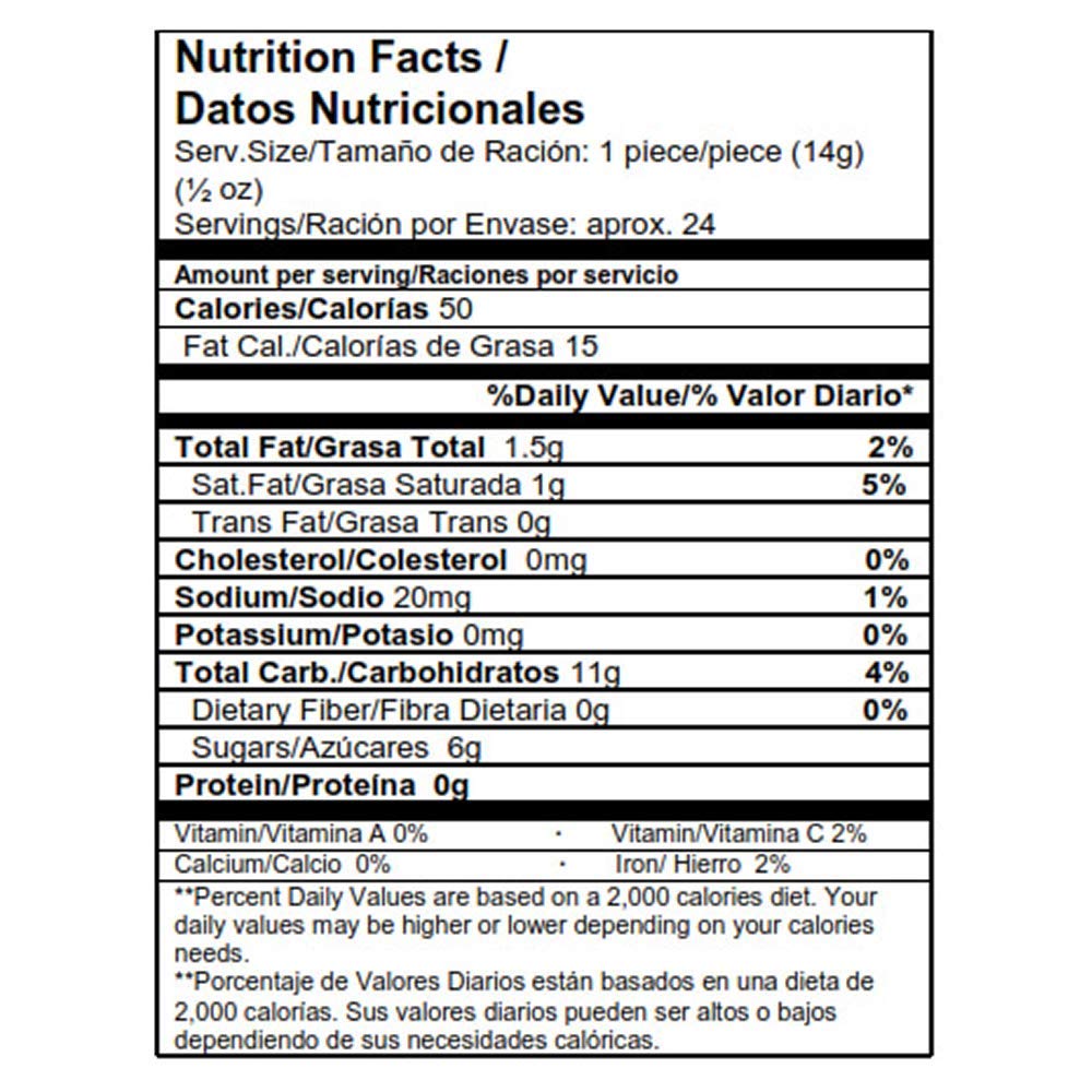 Dulzura Borincana Coconut-Guava Snacks Net.Wt 3.4 oz