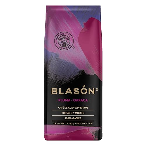 Mexican Blason Pluma Oaxaca Ground Coffee, 12 Ounces