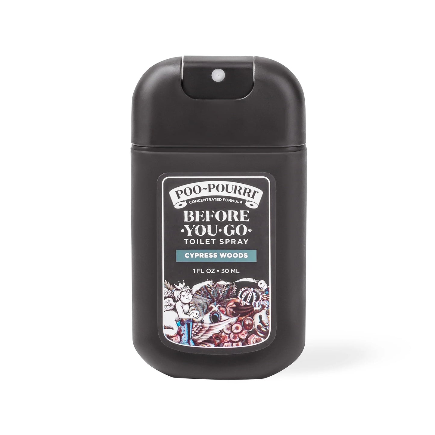 Poo-Pourri Cypress Woods Pocket Sprayer Before-You-Go Toilet Spray - Instantly Trap Bathroom Odor - Plant Based Ingredients & Essential Oils - No