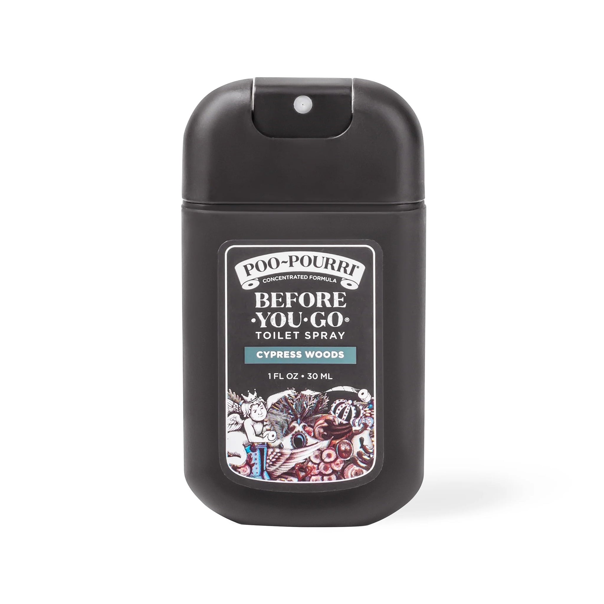 Poo-Pourri Cypress Woods Pocket Sprayer Before-You-Go Toilet Spray - Instantly Trap Bathroom Odor - Plant Based Ingredients & Essential Oils - No